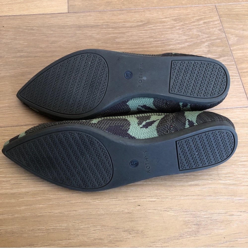 Retired Green Camo Rothy’s sz 8 GUC - Picture 5 of 5